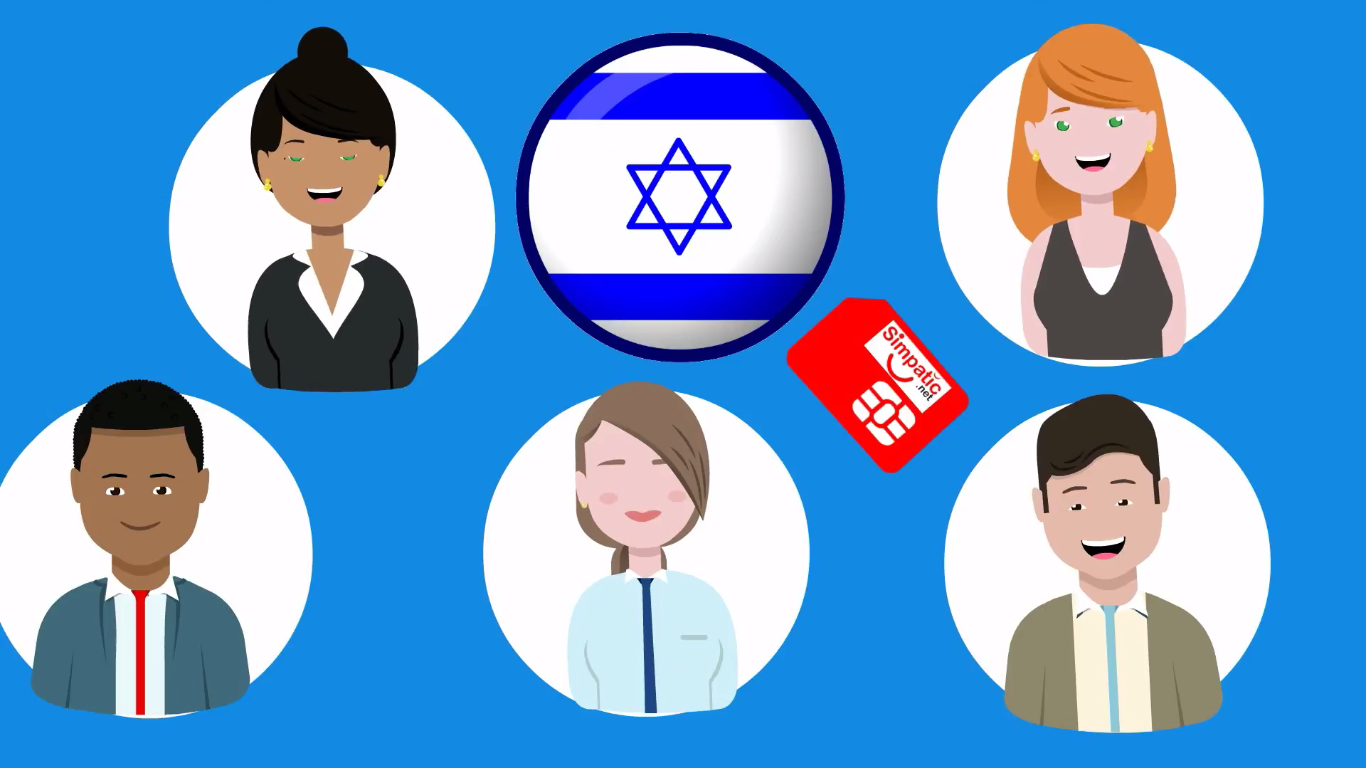 Israel prepaid SIM card for tourists
